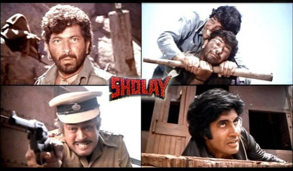 Sholay poster