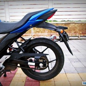 Suzuki Gixxer  Review Rear Tyre Mud Flap Drive Chain