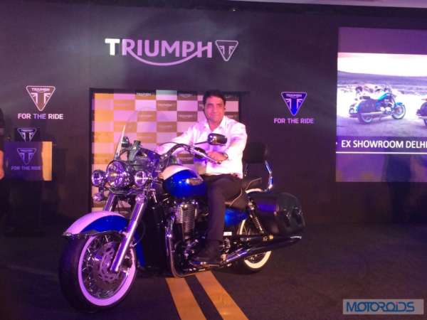 Vimal Sumbly Triumph India on Thunderbird LT