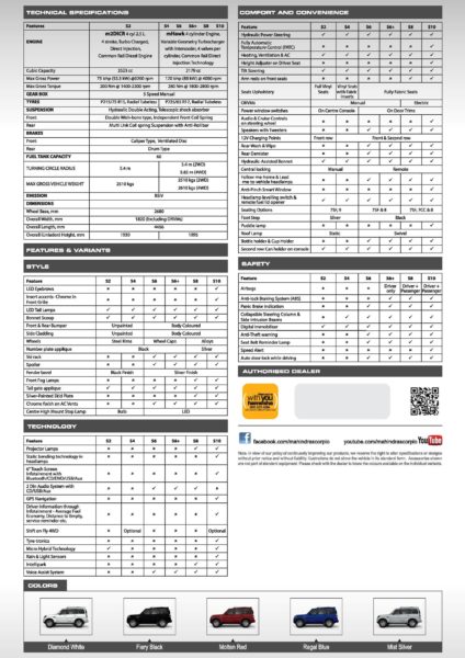 mahindra scorpio brochure image