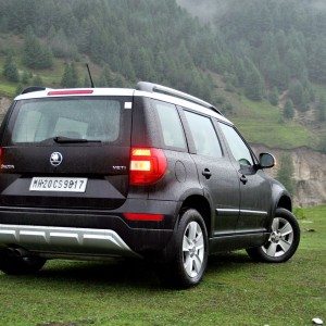 new  Skoda yeti rear