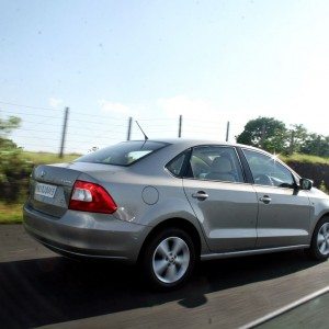 new  skoda Rapid action silver