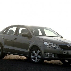 new  skoda rapid facelift front