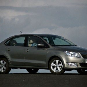 new  skoda rapid facelift front