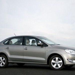 new  skoda rapid facelift front