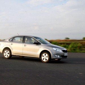 new  skoda rapid india side