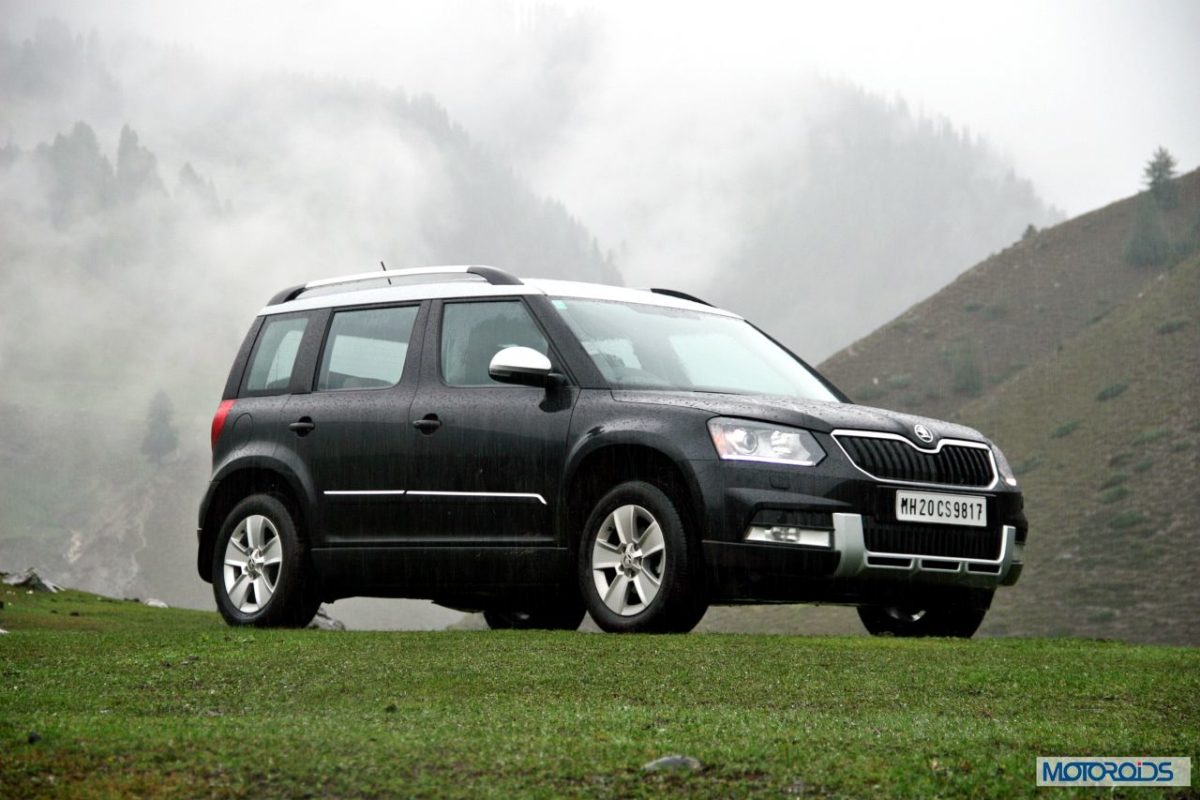 new  skoda yeti front