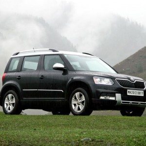 new  skoda yeti front