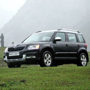 new  skoda yeti front