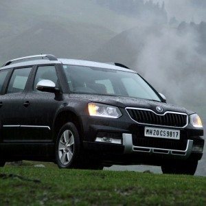 new  skoda yeti front