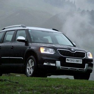 new  skoda yeti front