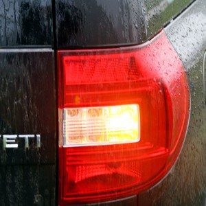 new skoda yeti  tail lamp