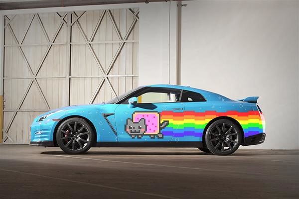 nyan cat GT R