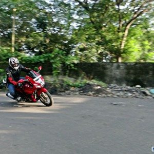 Hero MotoCorp Karizma ZMR Review Action Shots