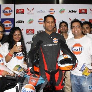 Gulf Oil Ride With Dhoni