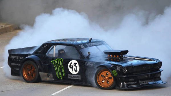 Ken Block gymkhana  ford mustang