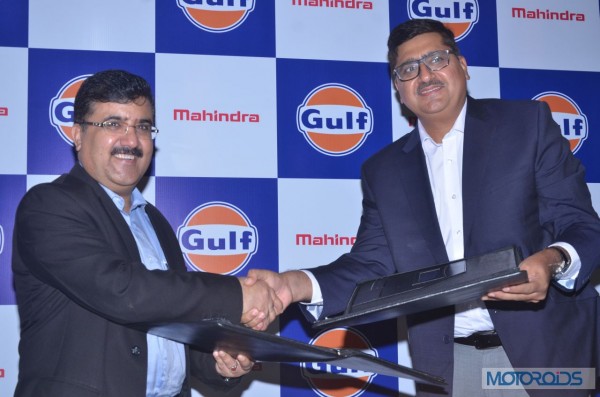 Mahindra and Mahindra - Gulf Oil Lubricants India - Partnership  (1)