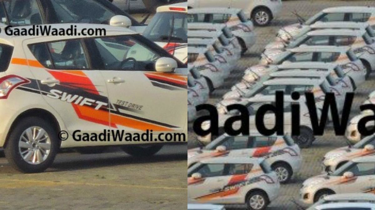 Maruti Suzuki Swift facelift dealership demo cars