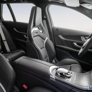 Mercedes Benz C AMG Estate Interior Paris Motor Show Launch