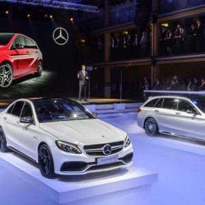 Mercedes Benz C AMG Paris Motor Show Launch