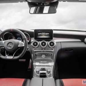 Mercedes Benz C AMG Saloon Interior Paris Motor Show Launch