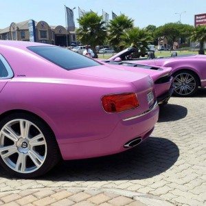Pink Lamborghini Huracan for Breast Cancer Awareness