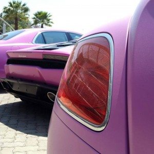 Pink Lamborghini Huracan for Breast Cancer Awareness