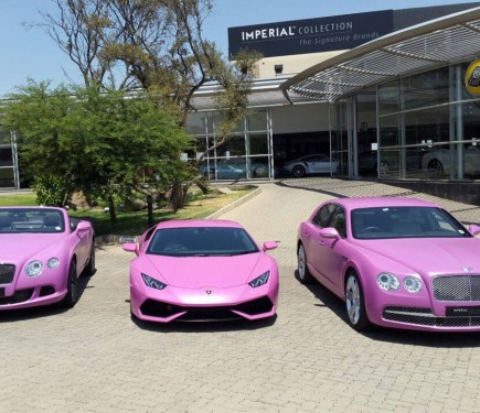 Pink Lamborghini Huracan For Breast Cancer Awareness