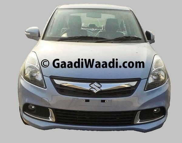 Spied  Maruti Dzire facelift front