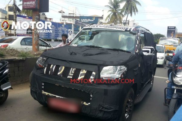 Spied Mahindra U Bolero in Coimbatore