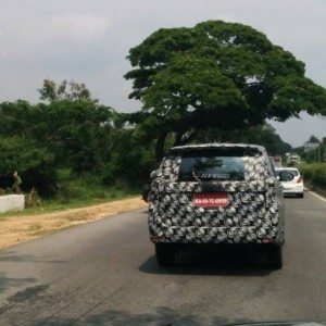 Upcoming Toyota Innova Spied