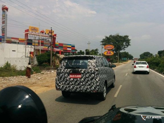 Upcoming Toyota Innova Spied