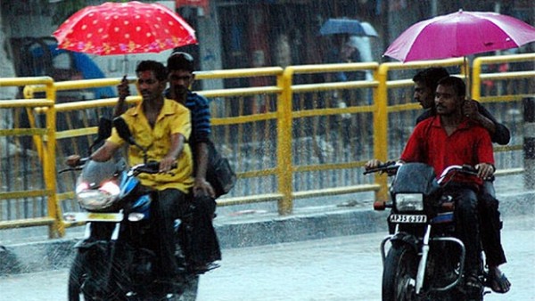 Who needs helmets when you have umbrellas. Who needs helmets when you have umbrellas.
