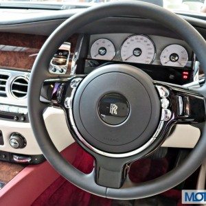 Rolls Royce Ghost Series II India Launch Interior Steering Wheel