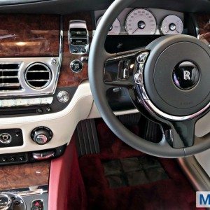 Rolls Royce Ghost Series II India Launch Interior Steering Wheel