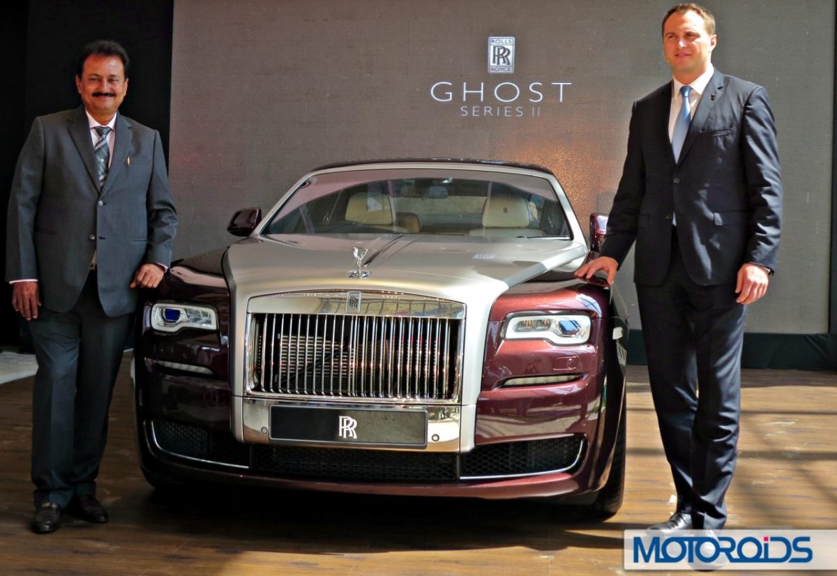 Rolls Royce Ghost Series II India Launch Sharad Kachalia and Sven Ritter