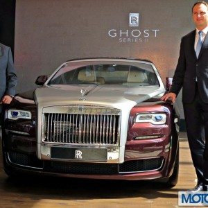 Rolls Royce Ghost Series II India Launch Sharad Kachalia and Sven Ritter