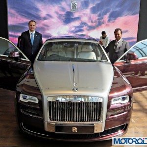 Rolls Royce Ghost Series II India Launch Sharad Kachalia and Sven Ritter