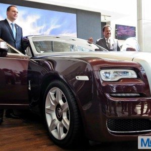 Rolls Royce Ghost Series II India Launch Sharad Kachalia and Sven Ritter