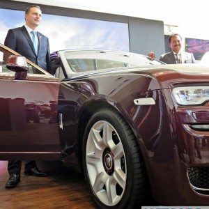 Rolls Royce Ghost Series II India Launch Sharad Kachalia and Sven Ritter