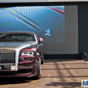 Rolls Royce Ghost Series II India Launch Sven Ritter Addressing Media