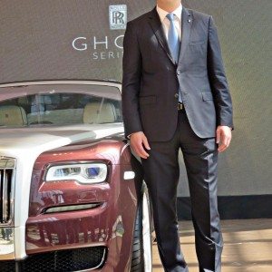 Rolls Royce Ghost Series II India Launch Sven Ritter Addressing Media