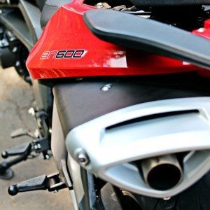 Benelli BNi left exhaust