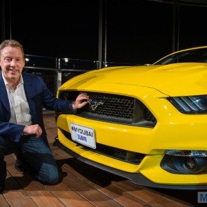 Ford Mustang unveiled on Burj Khalifa