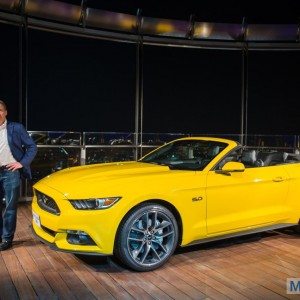 Ford Mustang unveiled on Burj Khalifa