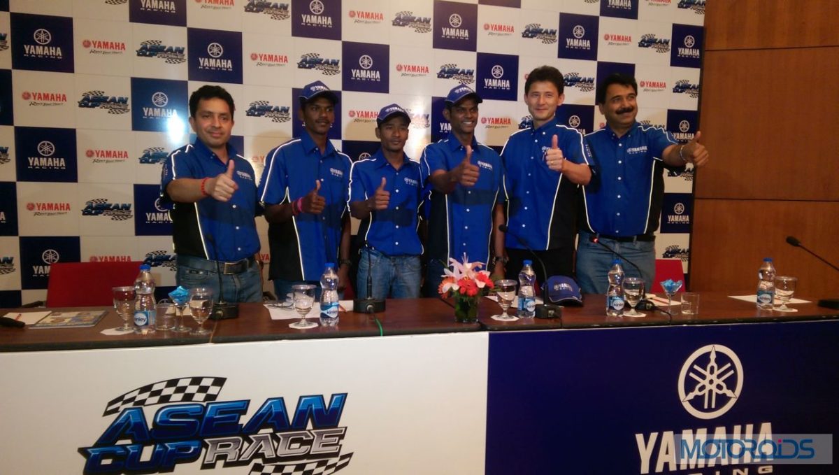 Indian participants at Yamaha ASEAN Race
