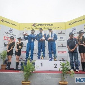 JK Tyre Championship Podium