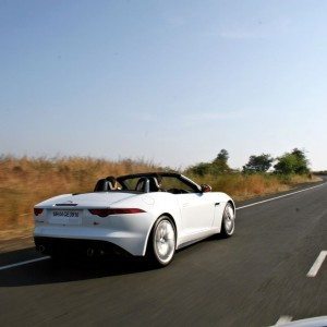 Jaguar F Type V S Convertible action