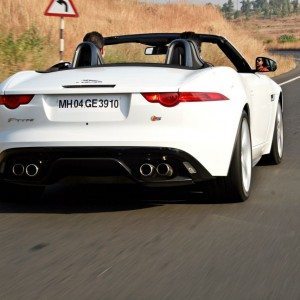 Jaguar F Type V S Convertible action