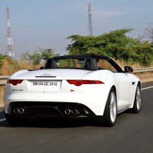 Jaguar F Type V S Convertible action